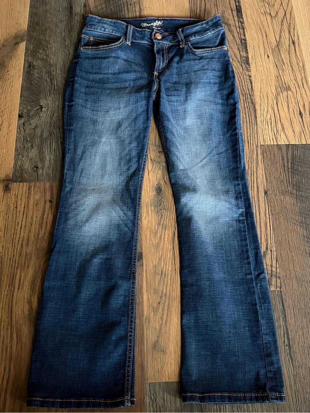 Wrangler Women’s 9/30 Blue Bootcut Jeans